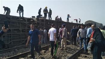 وزير التنمية المحلية يتابع حادث قطار بنها  