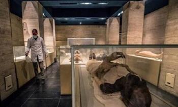 الآثار:2000 زائر لقاعة المومياوات الملكية بمتحف الحضارة في أول يوم افتتاحها