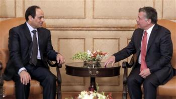 العاهل الأردني يعزي الرئيس السيسي في ضحايا حادث قطار طوخ