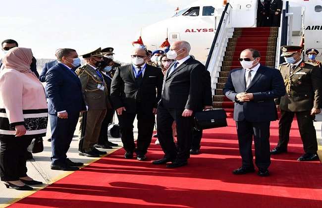 استقبال الرئيس السيسي لنظيره التونسي في زيارة لمصر لمدة 3 أيام (2)