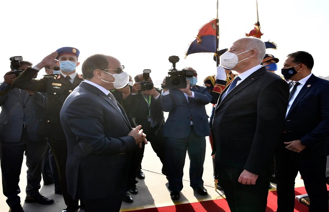 استقبال الرئيس السيسي لنظيره التونسي في زيارة لمصر لمدة 3 أيام (3)