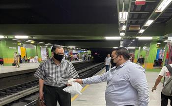 وزارة النقل تُطلق حملة «هنفطر فى المحطة» بمترو الأنفاق والسكة الحديد