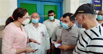 نائب محافظ البحيرة تتابع سير العمل وتوافر الأدوية والمستلزمات بمستشفى أبوحمص المركزى 