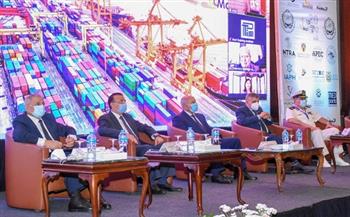 وزير النقل ومحافظ الإسكندرية يشهدان افتتاح المؤتمر الدولي للنقل البحري واللوجستيات
