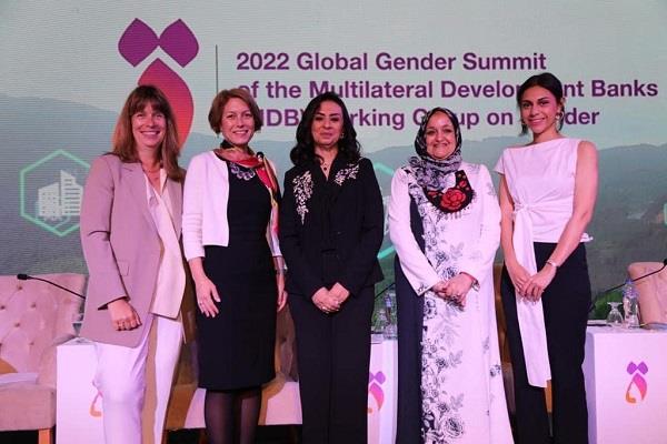 مايا مرسي تشارك في فعاليات اليوم الثاني من القمة العالمية للنوع الاجتماعي 2022