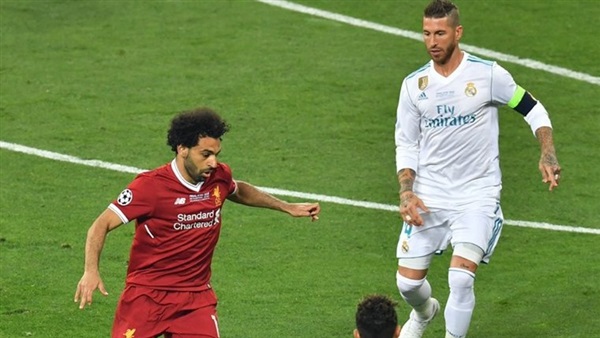 سيرجيو راموس يتسبب في إصابة محمد صلاح وخروجه باكيا من نهائي الأبطال دار الهلال
