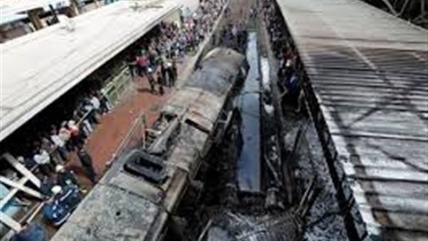 حجز سائق القطار المصطدم بالجرار المتسبب في حريق محطة مصر 24 ساعة دار الهلال