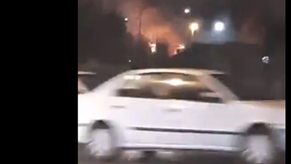 انفجار محطة وقود في طهران دار الهلال